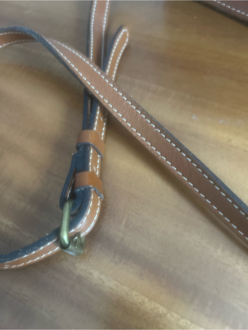 Patricia Nash - Leather Crossbody Bag in Cognac Brown - Picture 5 of 5